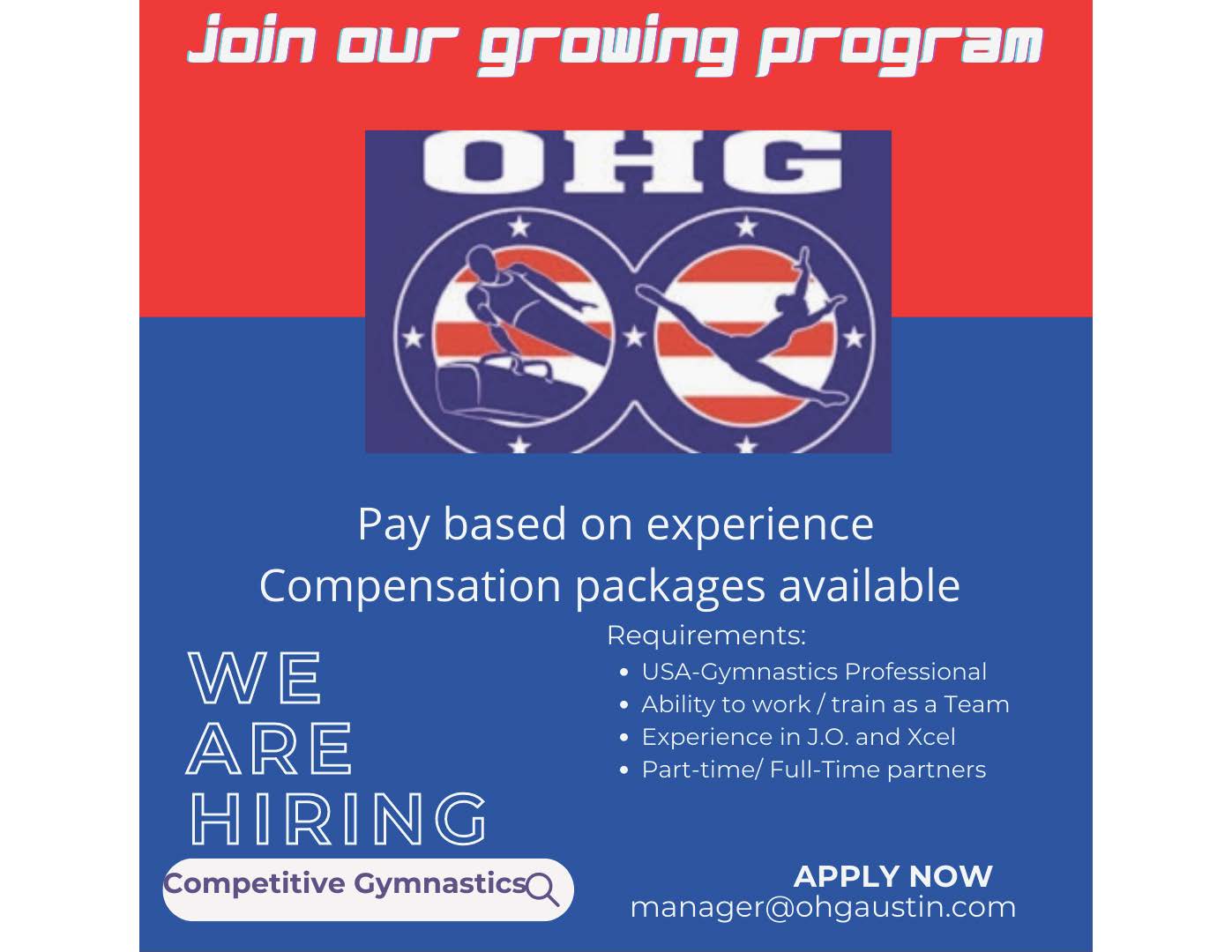OHG Employment ad
